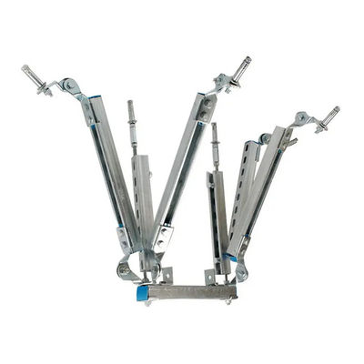 Ritenuti sismici laterali a 4 vie per apparecchiature elettriche anti-collasso