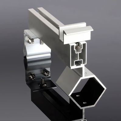 Pannello solare resistente alla corrosione, supporti per rotaie, lega di alluminio 21 mm