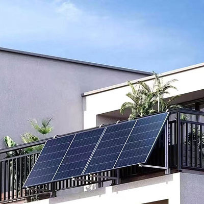 Pannello fotovoltaico a basso profilo, supporti per il tetto solare, montaggio inclinato per camper