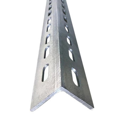 Legno di canale in acciaio galvanizzato ad angolo a fessure per scaffalature di magazzino 6 mm-10 mm