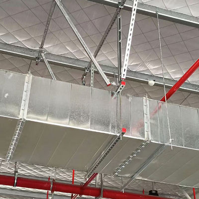 Sistemi di condotte di frenatura sismica a soffitto sospeso per apparecchi di illuminazione