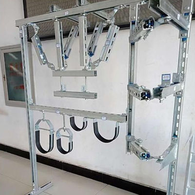 Protezione sismica galvanizzata regolabile a 4 vie per impianti di sprinkler 500 kg
