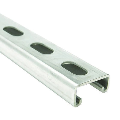 Q195 Q235 Q345 Acciaio Galvanizzato Canale Ferro Strut Preforato 4 pollici C Canale