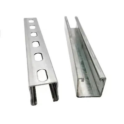 SS400 massiccio a fessura con strumento di trazione solido galv unistrut per la costruzione