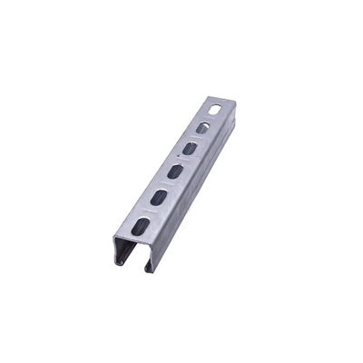 C-Shaped Slotted Galvanized Slotted Channel Strut Channel Steel 3 pollici ODM