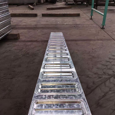 Caldo immerso in acciaio galvanizzato scala da corsa 100 mm personalizzato